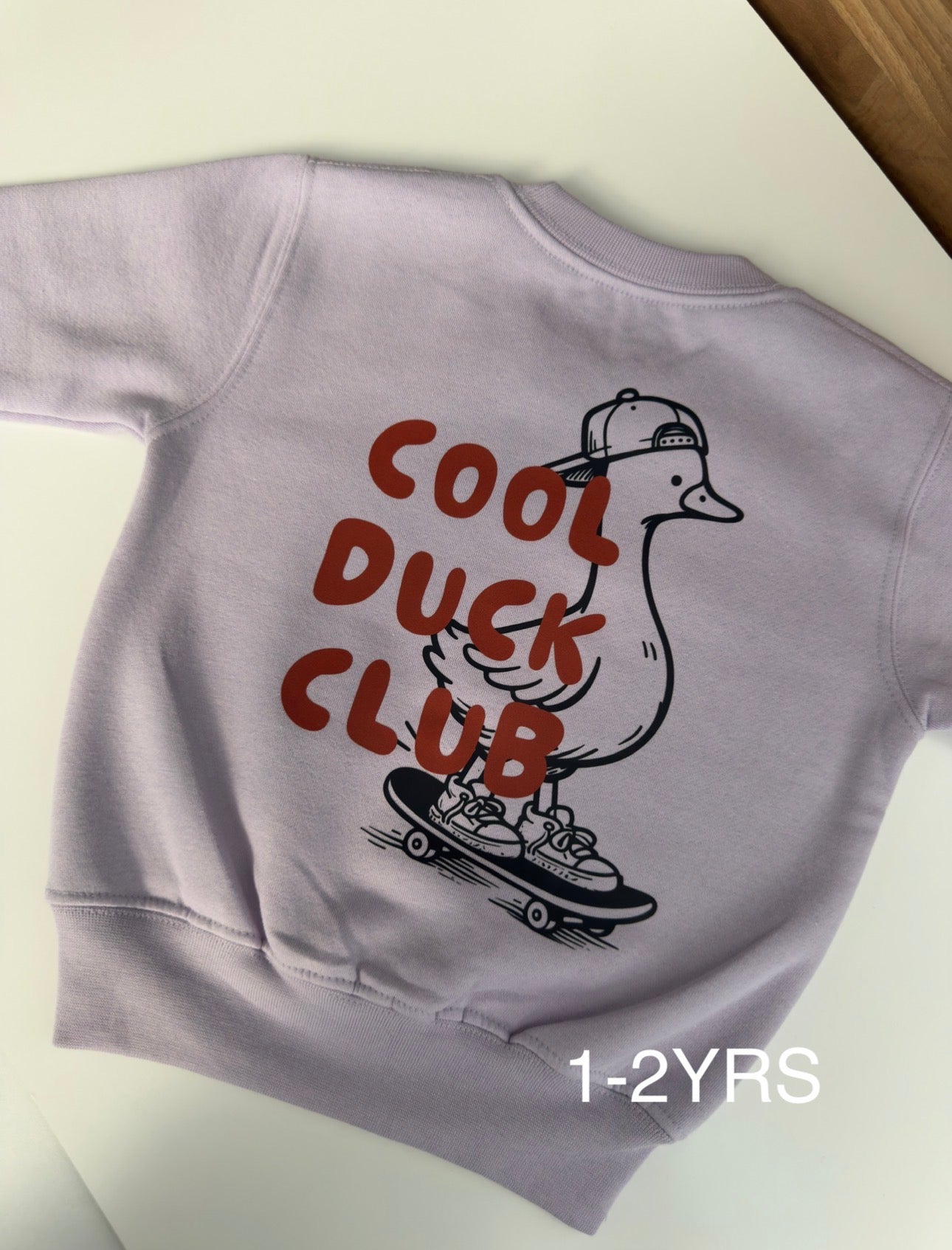 Purple Cool Duck Club Sweatshirt (1-2YRS)