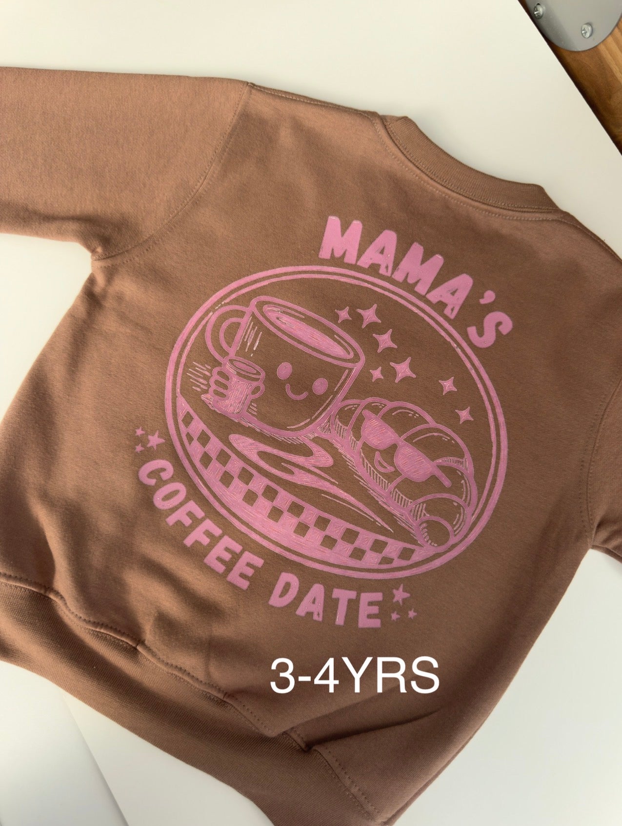 Chocolate Mamas Coffee Date Sweatshirt (3-4YRS)