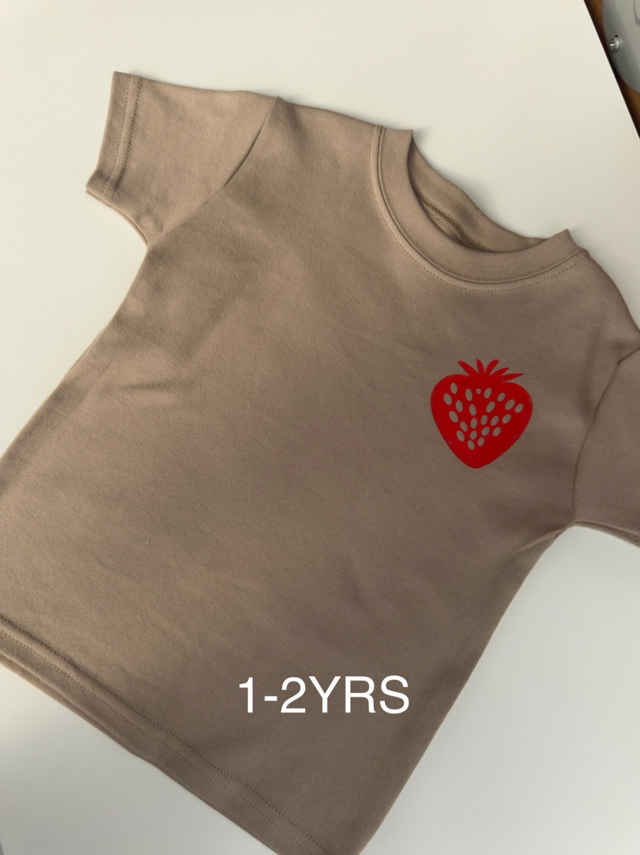 Mink Strawberry Tee (1-2YRS)