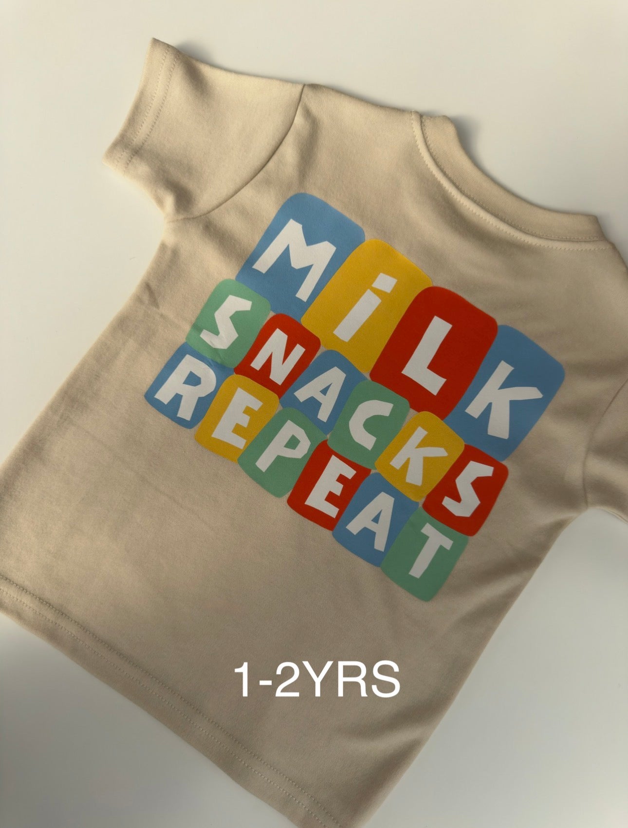 Natural Milk Snacks Repeat Tee (1-2YRS)