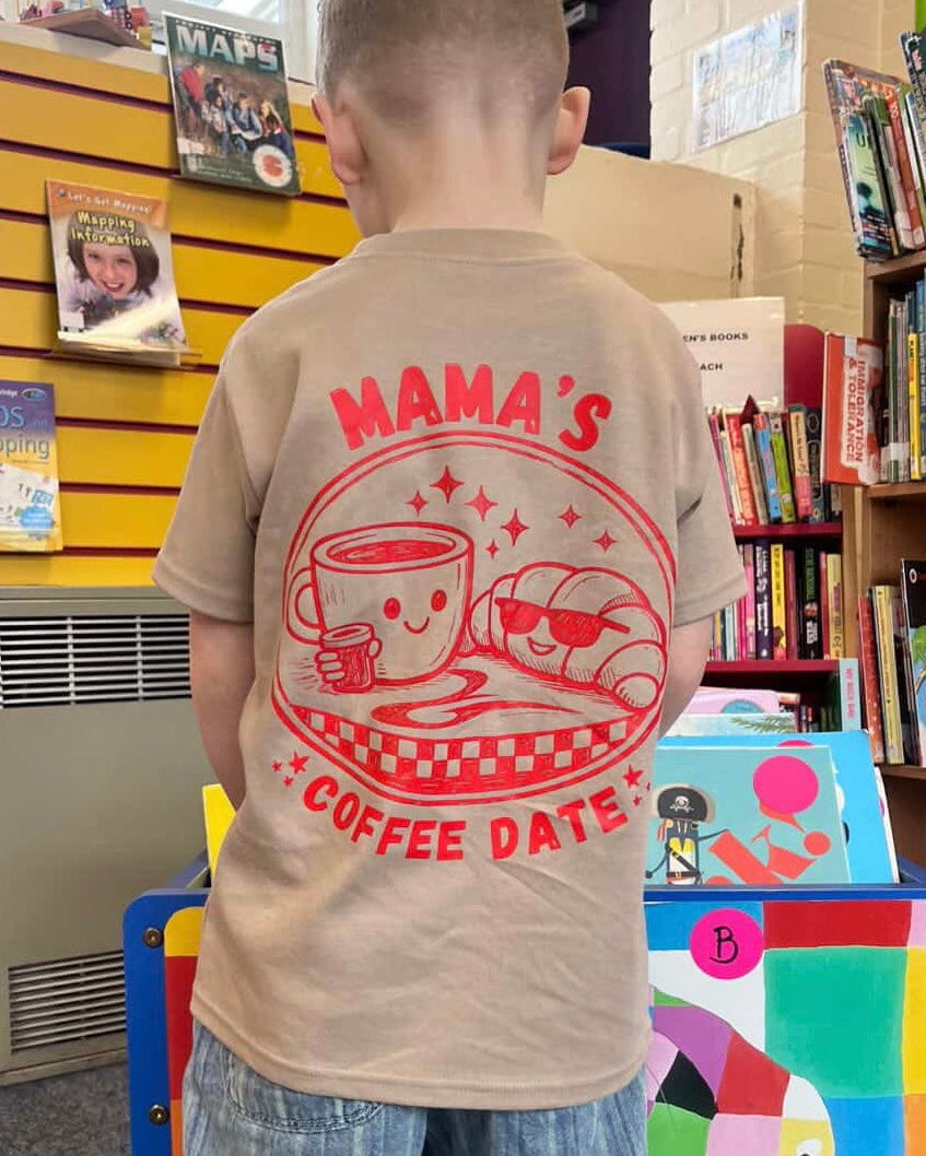 Mama’s Coffee Date (Red Design) Tee