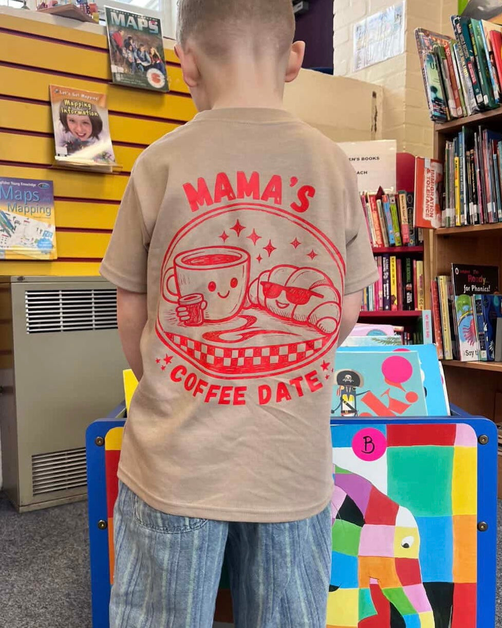 Mama’s Coffee Date (Red Design) Tee