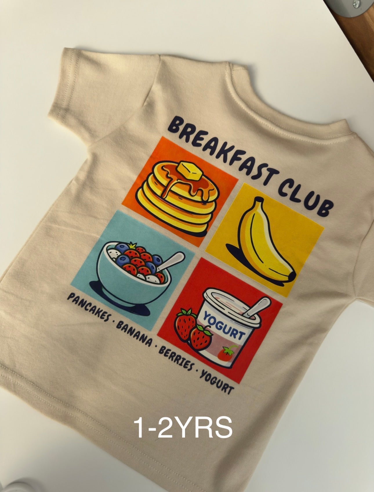 Natural Breakfast Club Repeat Tee (1-2YRS)