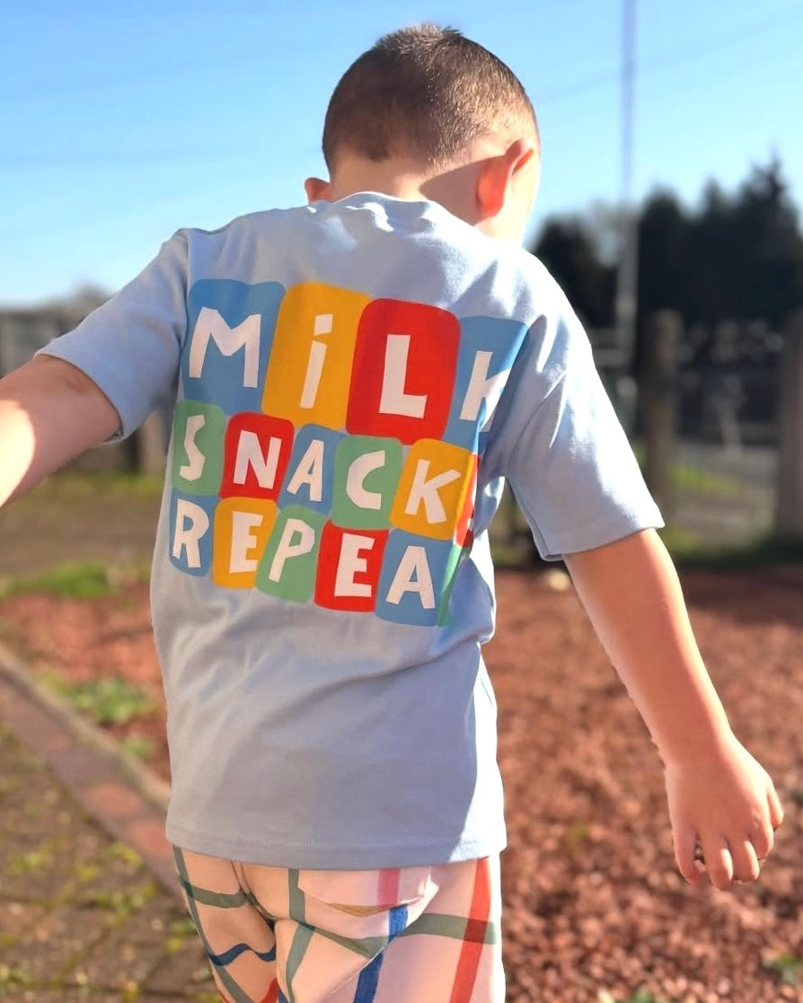 Milk Snacks Repeat Tee